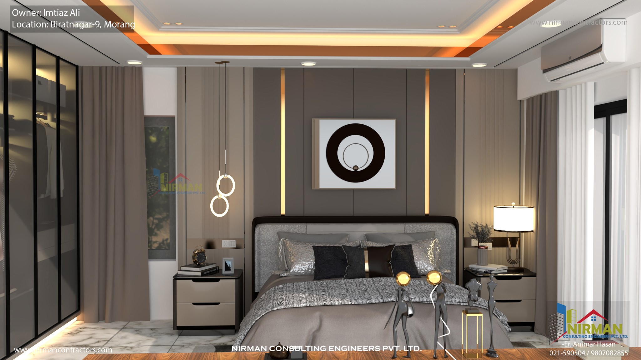 Home Interior Work for client - By Nirman Contractors - Consulting Engineers