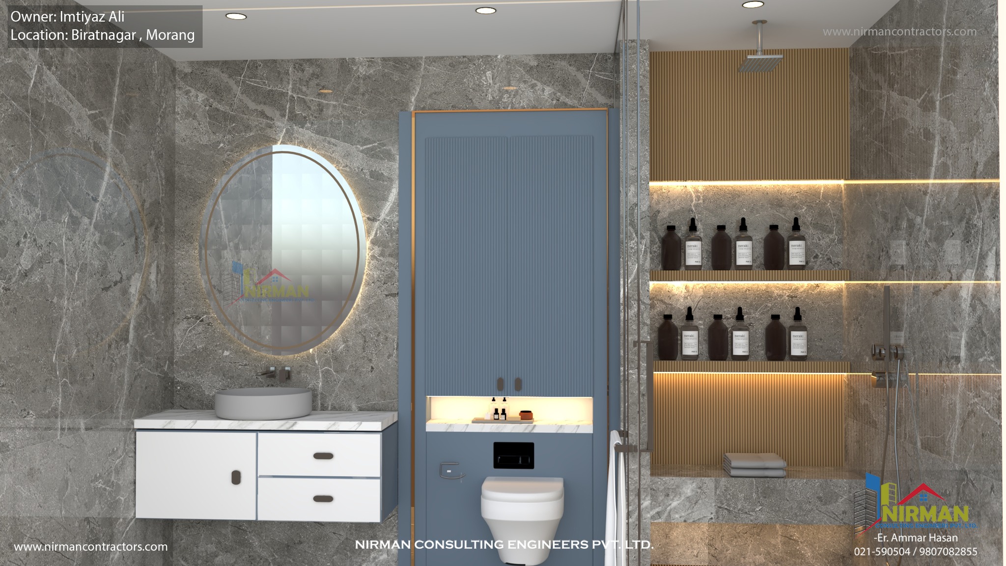 Home Interior Work for client - By Nirman Contractors - Consulting Engineers