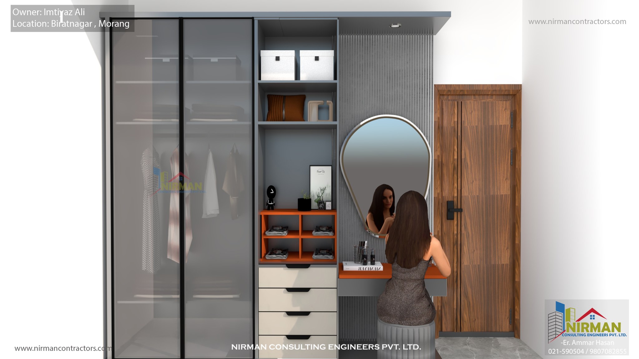 Home Interior Work for client - By Nirman Contractors - Consulting Engineers
